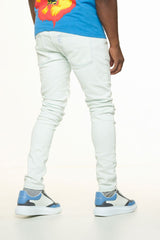 "CLEAR SKIES" SKINNY DENIM (ICE BLUE)