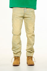 "HORIZON" STRAIGHT FIT DENIM (GREY /SAND WASH)