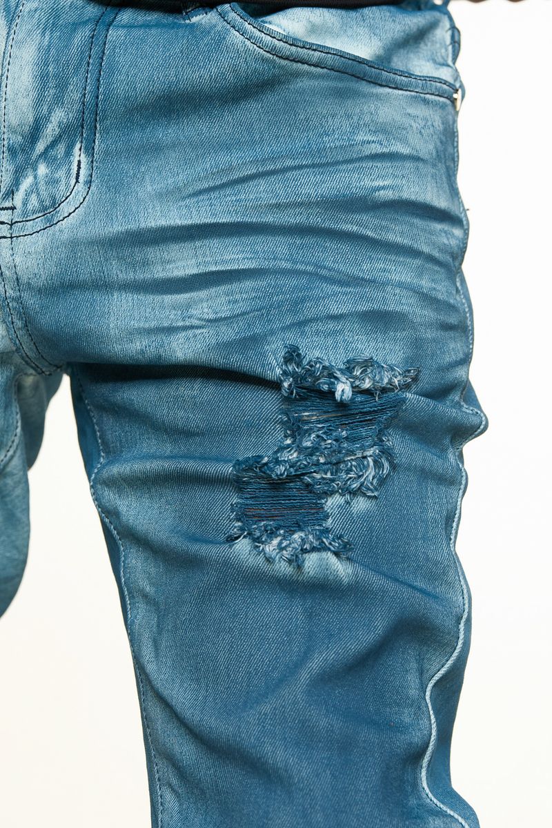 "WASHED AWAY" SKINNY DENIM (INDIGO)