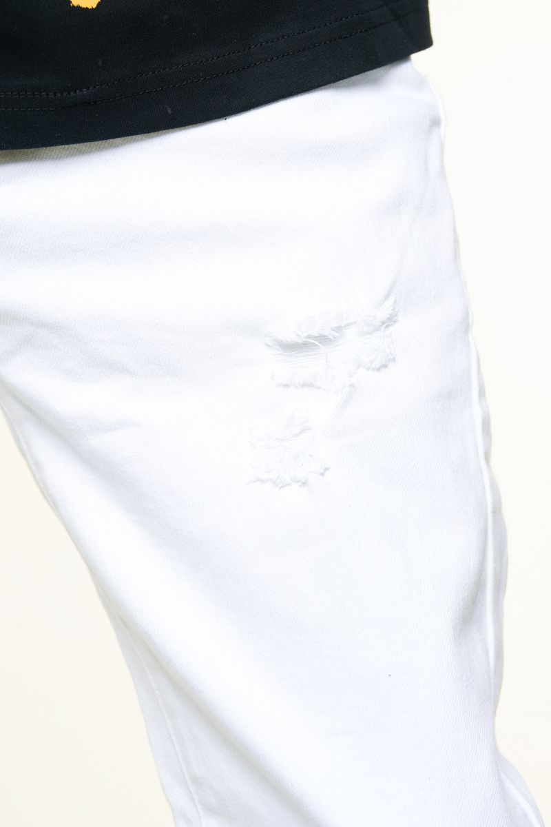 "BLANK SLATE" SKINNY DENIM (PURE WHITE)