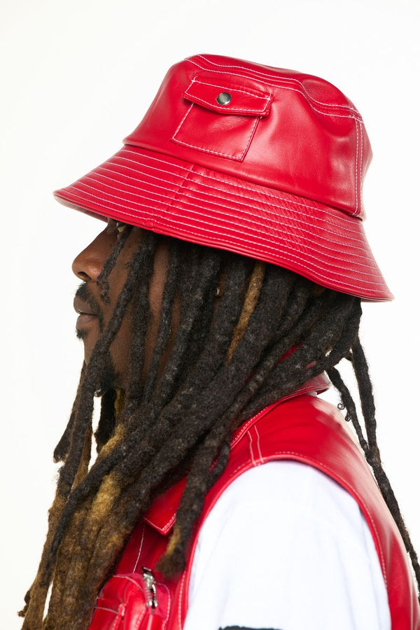 "FLOAT ON" BUCKET HAT (RED)