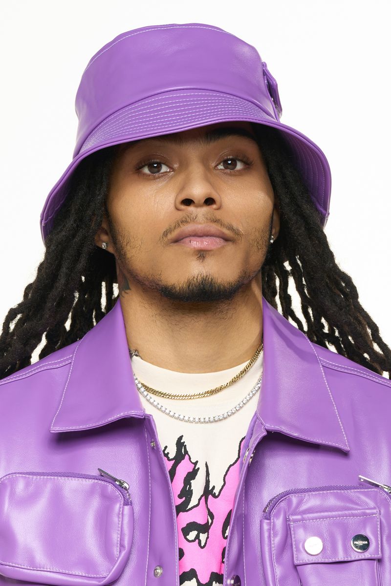 "FLOAT ON" BUCKET HAT (ELECTRIC VIOLET)