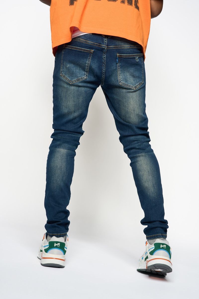 "RELIABLE" SKINNY DENIM (Navy)