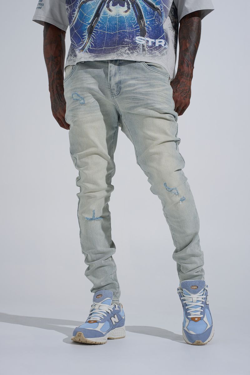 "PHEELINGS ESSENTIALS" SKINNY DENIM (LIGHT BLUE)