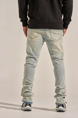 "ARISE" STACK DENIM (ICE BLUE)