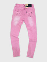 Milkyway Rhinestone SKINNY DENIM (Pink Wash)