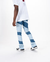 "EMBRACE THE JOURNEY" FLARE STACK DENIM