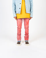 "UNLEASHED PHEELINGS" FLARE STACK DENIM