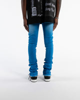 "INSPIRED BY" FLARE STACK DENIM