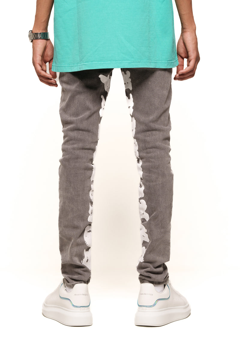 "BREAK FREE" SKINNY DENIM (CHARCOAL GREY)