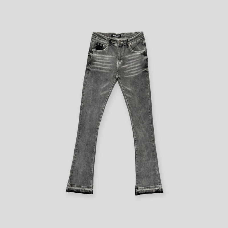 "LOVE'S SYMPHONY" FLARE STACK DENIM