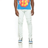 "CLEAR SKIES" SKINNY DENIM (ICE BLUE)