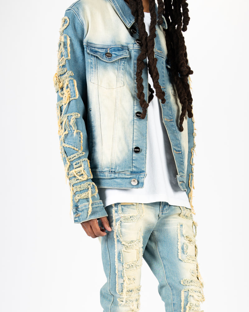 "AWAKEN DESIRES" DENIM JACKET