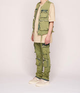 "ENJOY THE MOMENT" CARGO VEST