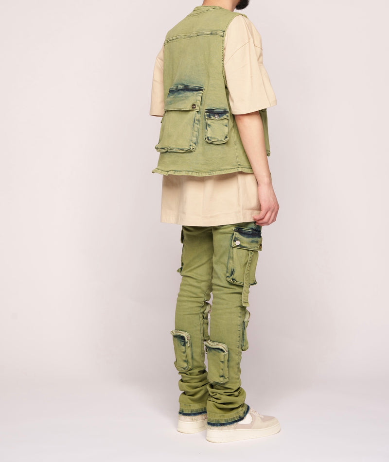 "ENJOY THE MOMENT" CARGO VEST